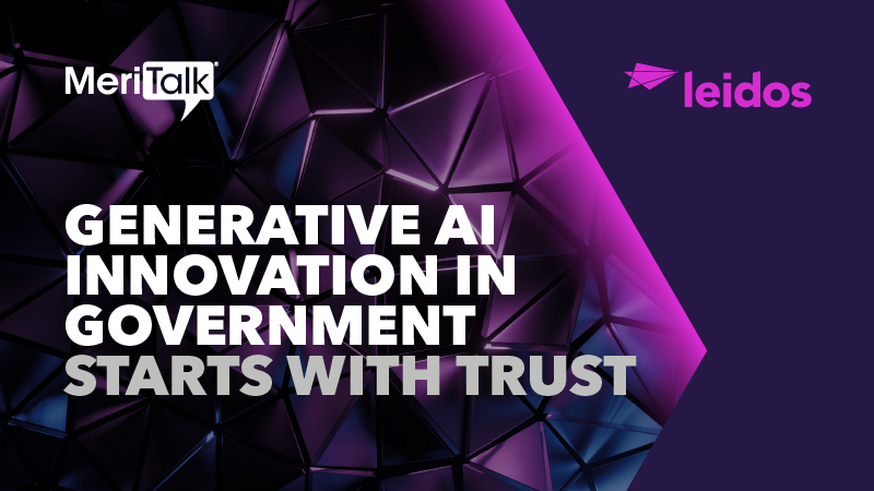 Generative AI Innovation in Government Starts With Trust